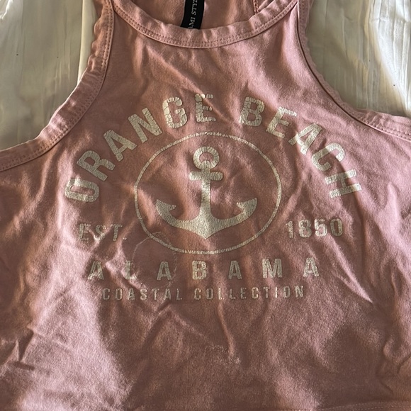 orange beach halter top - Picture 2 of 3